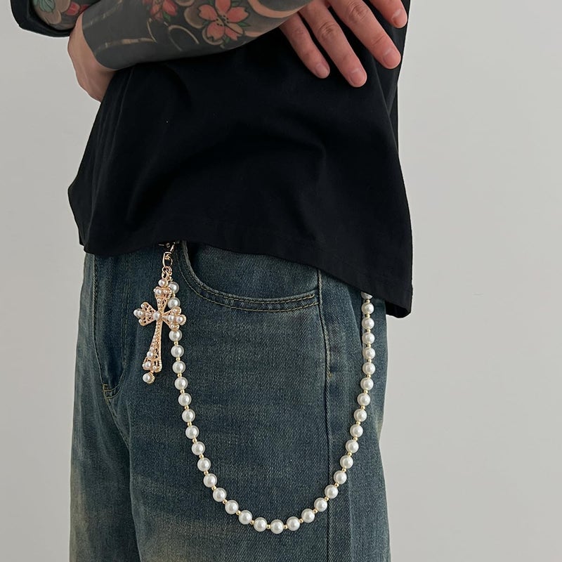 BOOSTIQ Pant Chains for Men Women Punk Rock Pocket Chains Turquoise Wallet Chain Western Country Cowboy Wallets Chain for Men - Image 2